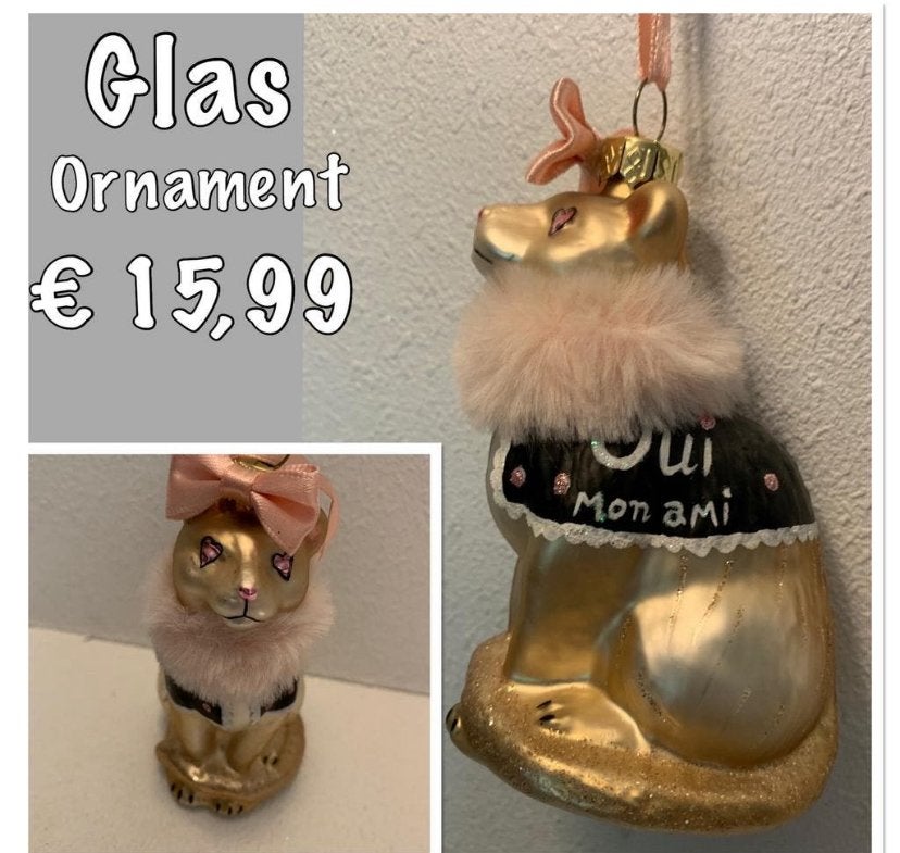 Glas ornament, Ophalen of Verzenden, Nieuw