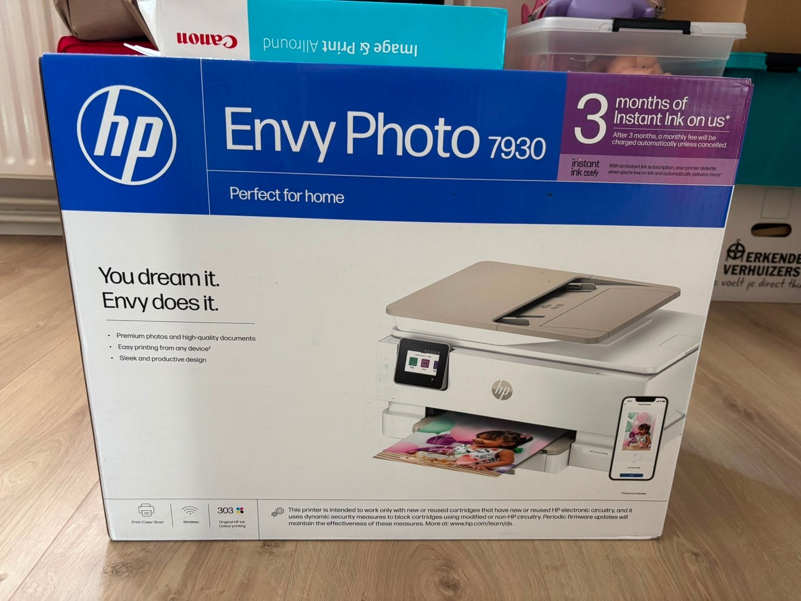 HP Envy Photo 7930 All-in-One Printer - Nieuw in doos, Computers en Software, Printers, Ophalen, Inkjetprinter, All-in-one, Draadloos