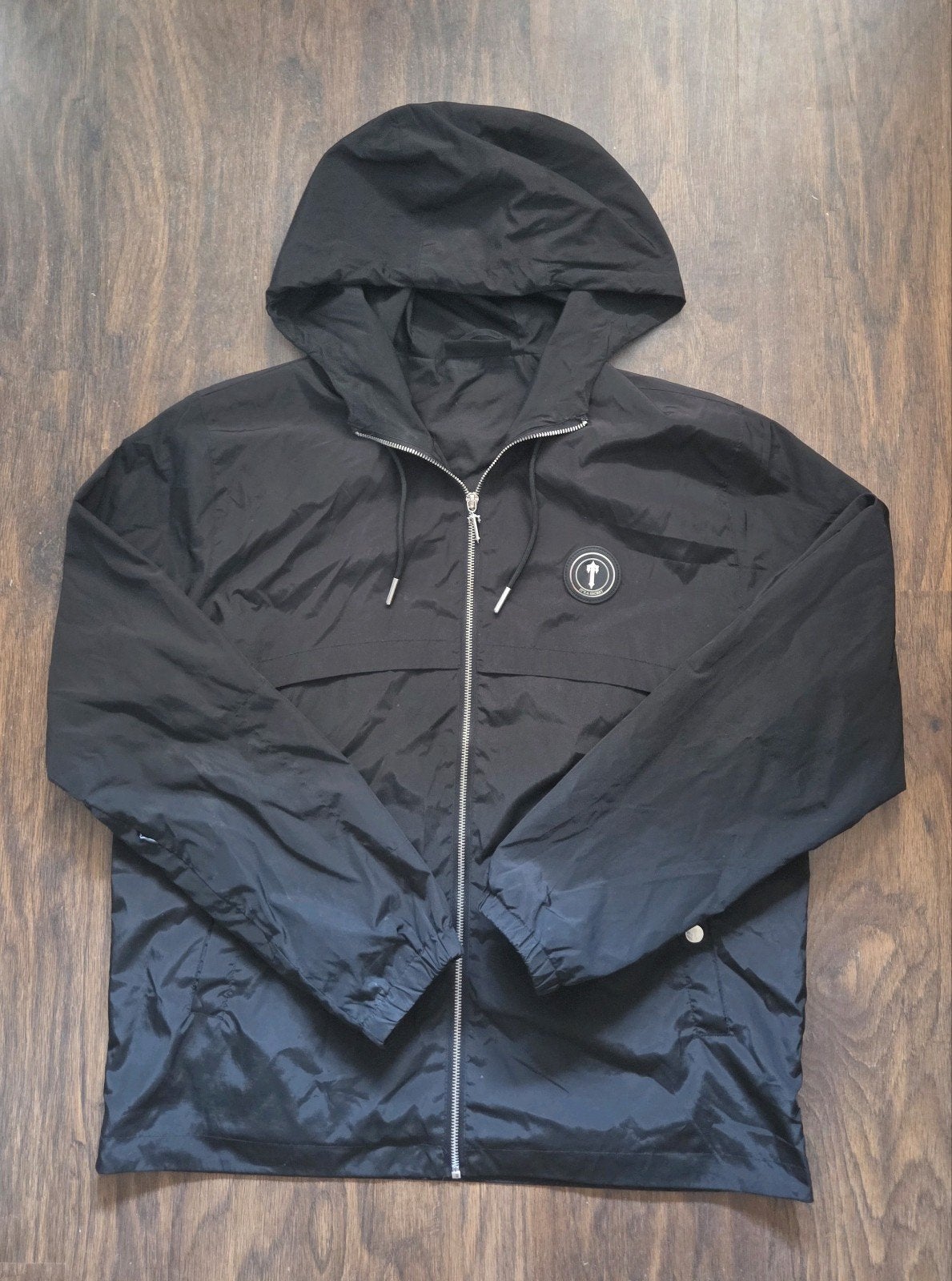 Trapstar Windbreaker Maat L, Maat 52/54 (L), Zwart, Ophalen of Verzenden, Zo goed als nieuw