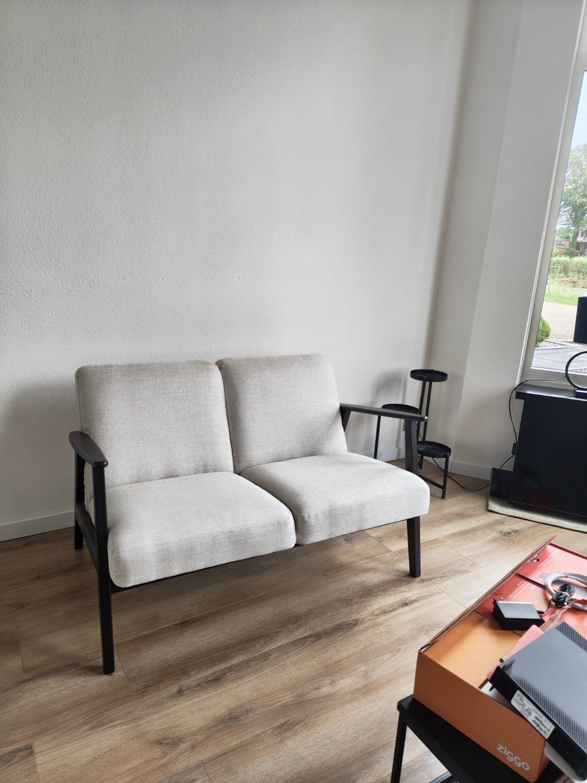 Ikea beige bank, Ophalen, Zo goed als nieuw, 75 tot 100 cm, Tweepersoons