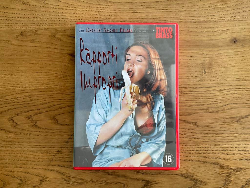4). Tinto Brass - Rapporti Impropri (Erotische Korte Films)., Vanaf 16 jaar, Ophalen of Verzenden, Gebruikt