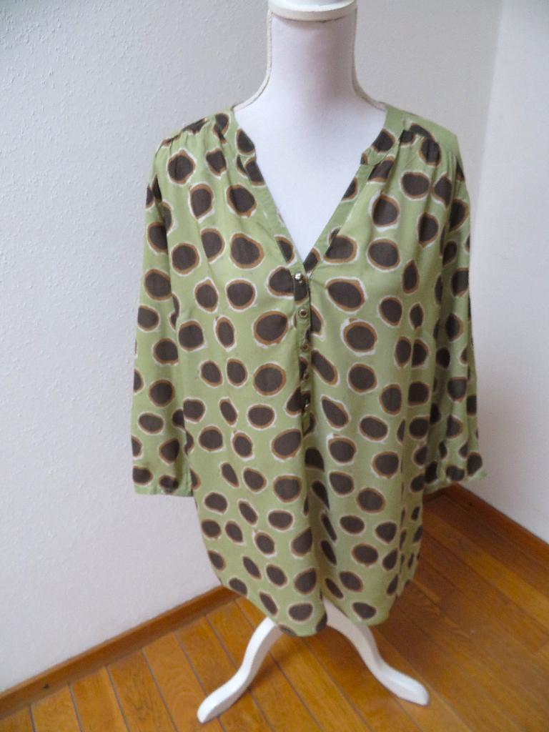 M37 CARTOON blouse shirt groen grijs XL 46/48, Cartoon, Maat 46/48 (XL) of groter, Ophalen of Verzenden, Zo goed als nieuw