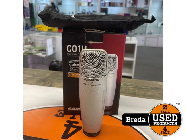 Samson C01U Usb Studio Condenser, Samson, Zo goed als nieuw, Support@samson.com, 278-B Duffy Avenue
Hicksville, NY 11801
USA