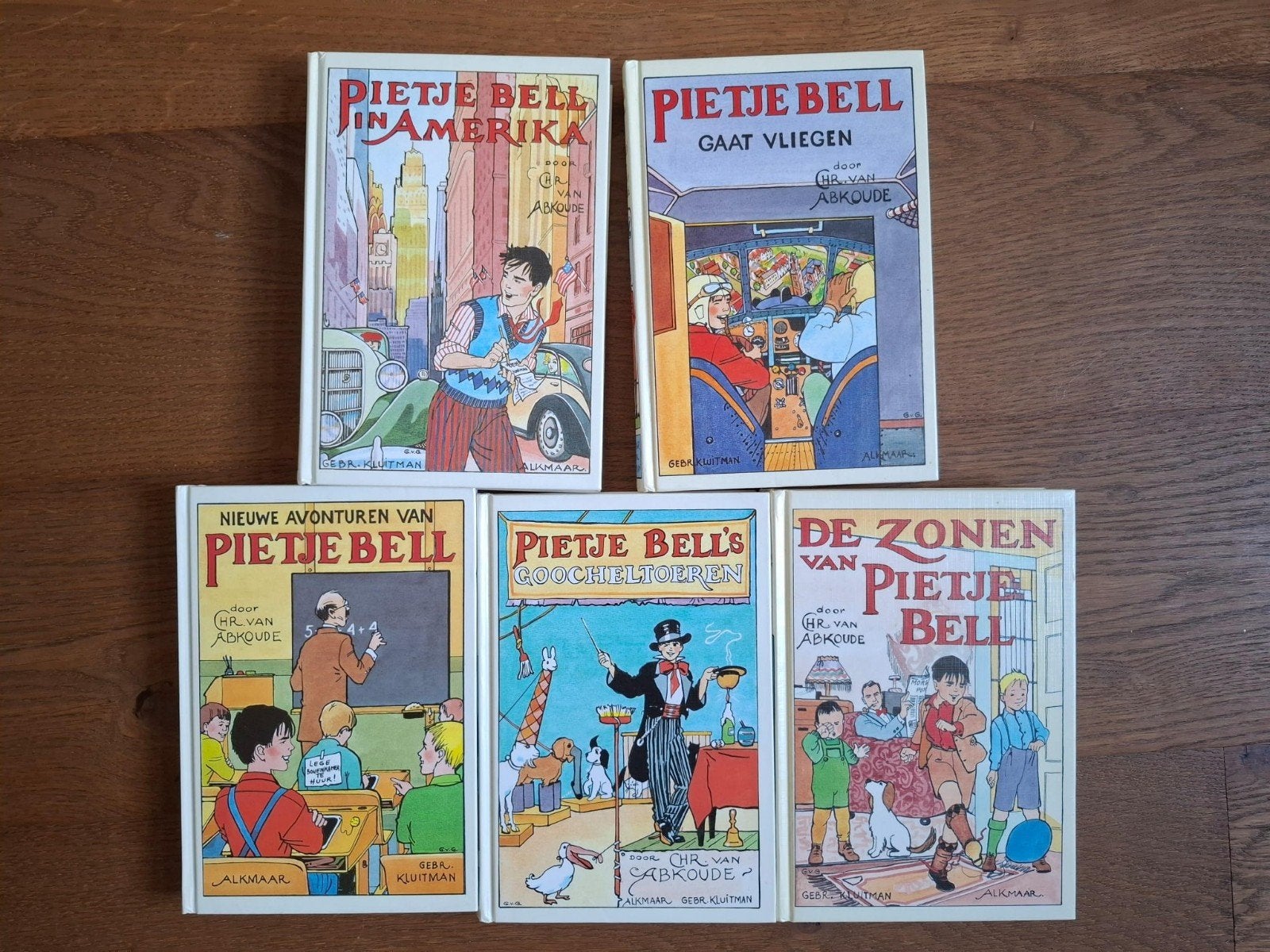 Pietje Bell boeken set - 5 delen, Ophalen of Verzenden, Gelezen, Chris van Abkoude, Fictie algemeen