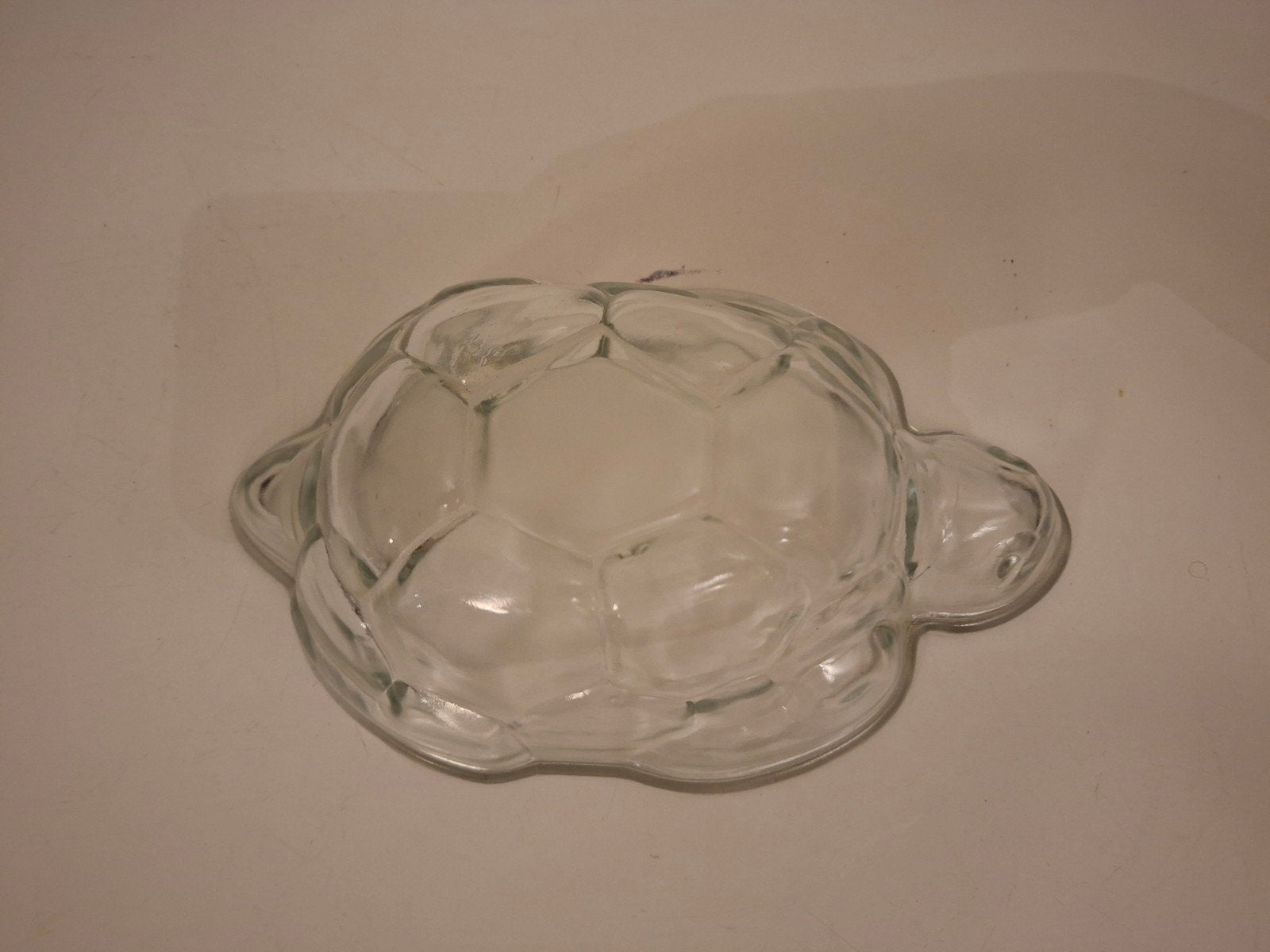 Vintage glazen schildpad-gelei- of puddingvorm, Overige typen, Ophalen of Verzenden, Overige stijlen, Glas