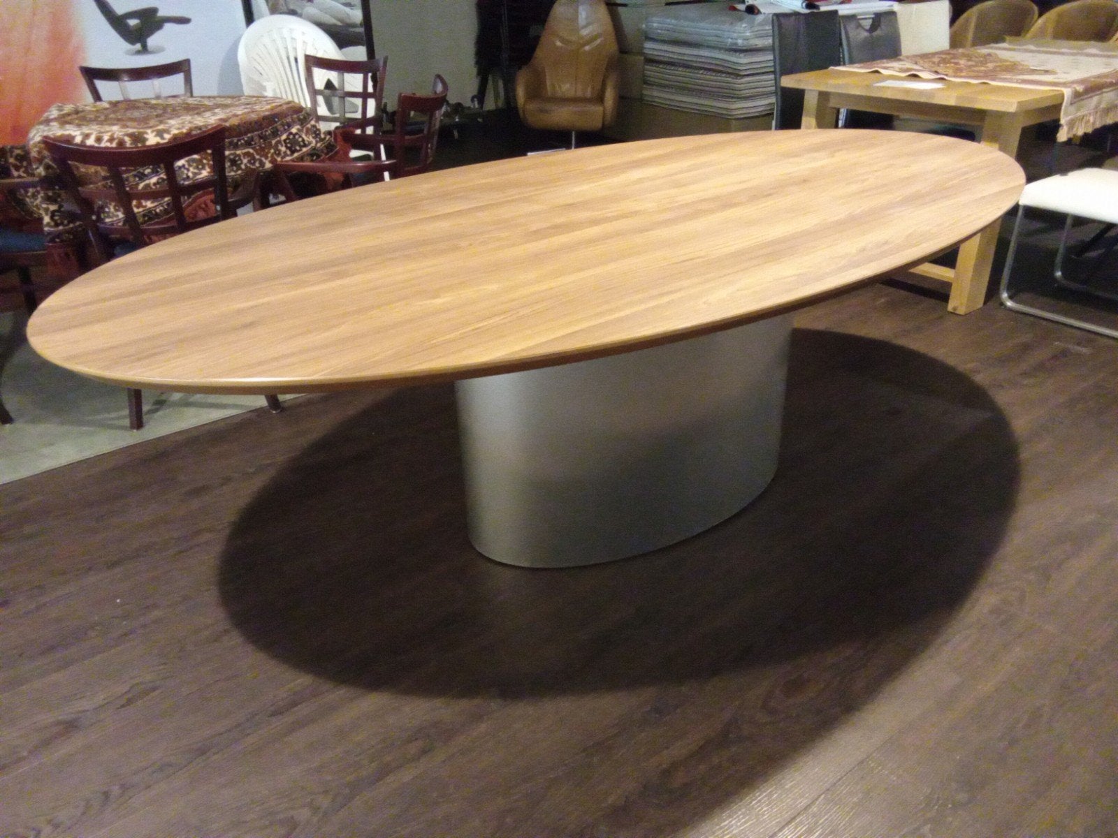 Design tafel., Huis en Inrichting, Tafels | Eettafels, Ophalen, Rechthoekig, 200 cm of meer