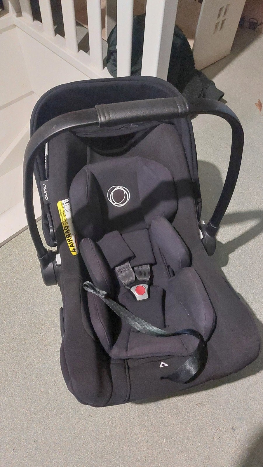 Bugaboo Turtle Air by Nuna autostoel, Autogordel of Isofix, Zijbescherming, Zo goed als nieuw, 0 t/m 13 kg