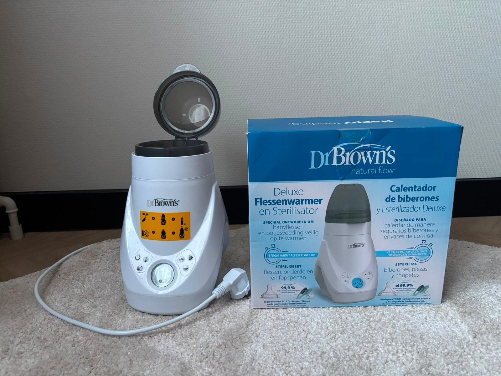 Dr Brown’s flessenwarmer en sterilisator, Ophalen, Nieuw, Flessen- of potjesverwarmer, Dr. Brown's