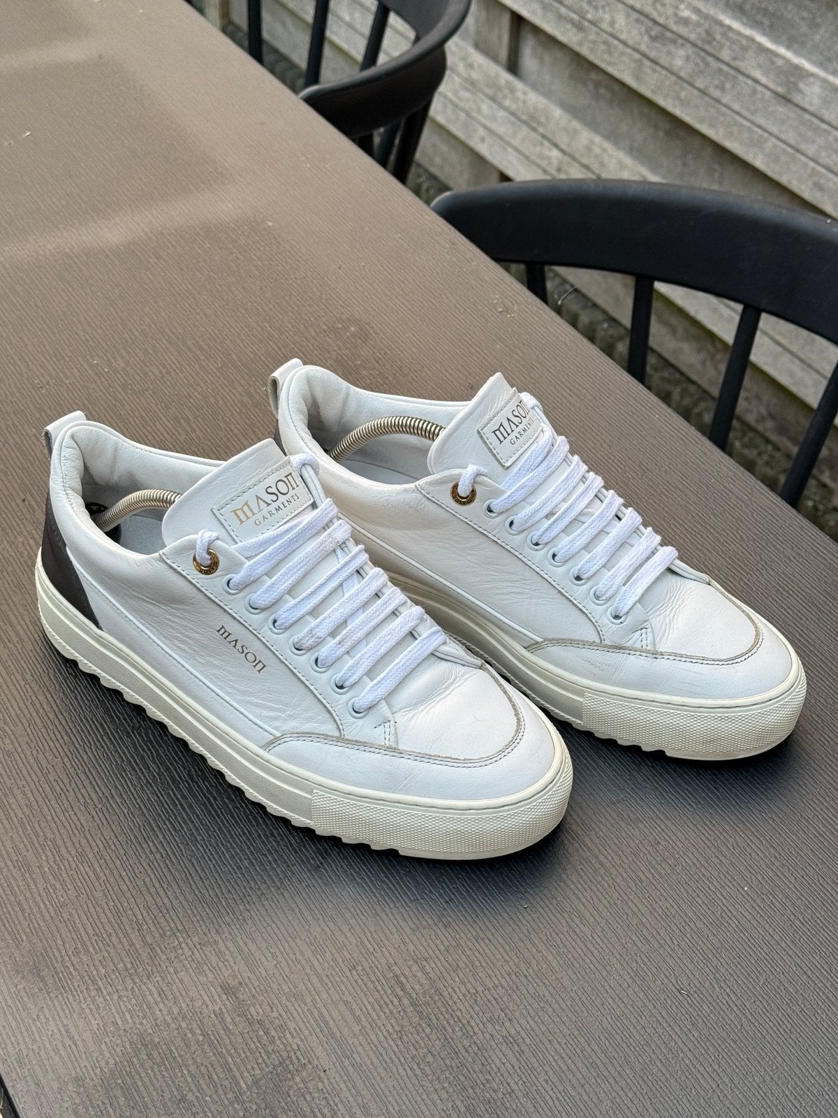 Mason garments 42 wit, Kleding | Heren, Wit, Ophalen of Verzenden, Sneakers of Gympen, Zo goed als nieuw