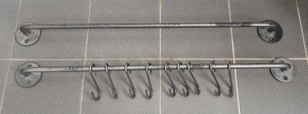 Ikea ophang stang metaal met en zonder haken VANAF € 5,00, Gebruikt, IKEA, Zilver, Ophalen of Verzenden