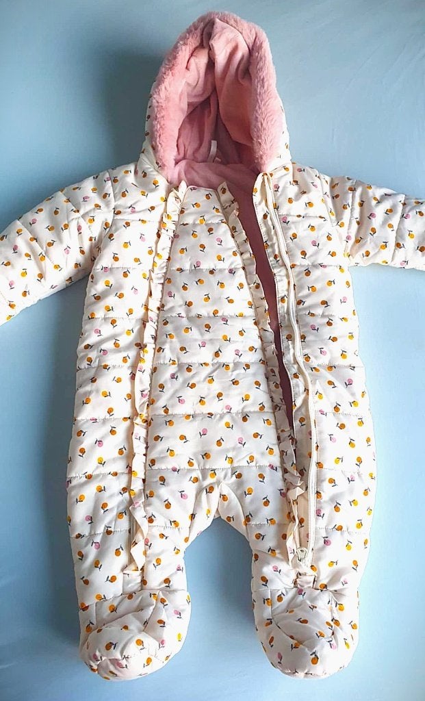 Baby sneeuwpak maat 74 met schattige print, Kinderen en Baby's, Babykleding | Maat 74, Jongetje of Meisje, Ophalen of Verzenden