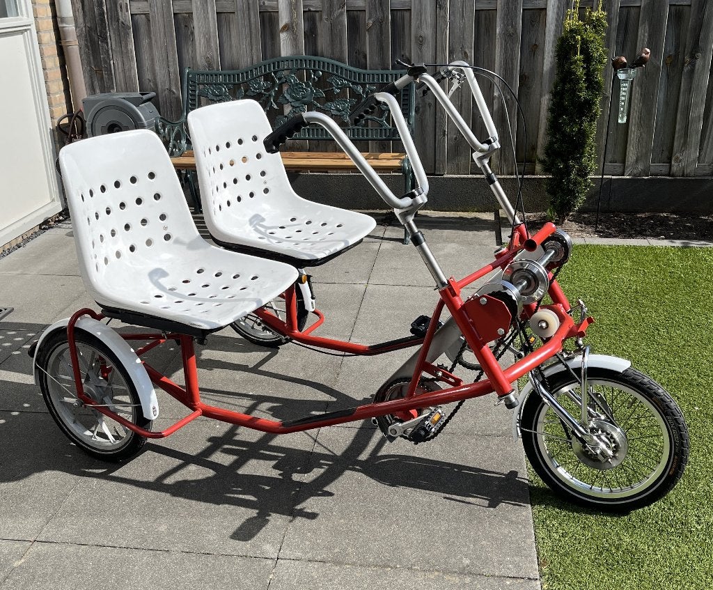 Kleine duofiets, Fietsen en Brommers, Fietsen | Driewielfietsen, Ophalen, Gebruikt, Hean