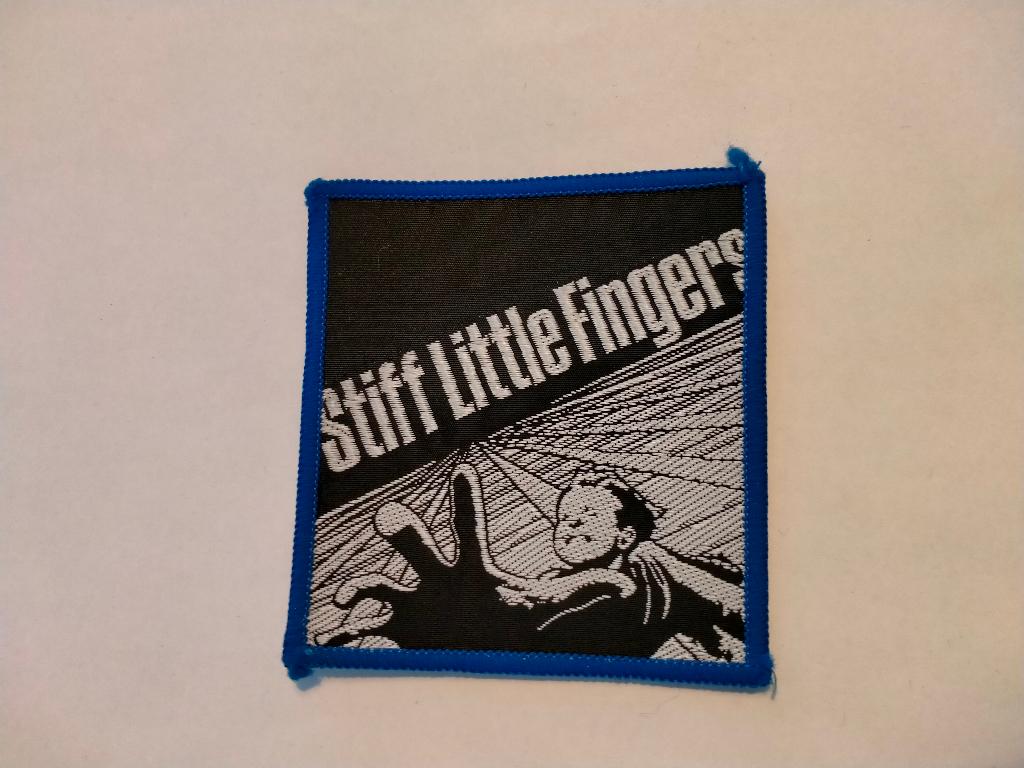 Stiff Little Fingers Go For It punk rock vintage patch, Ophalen of Verzenden, Nieuw, Kleding