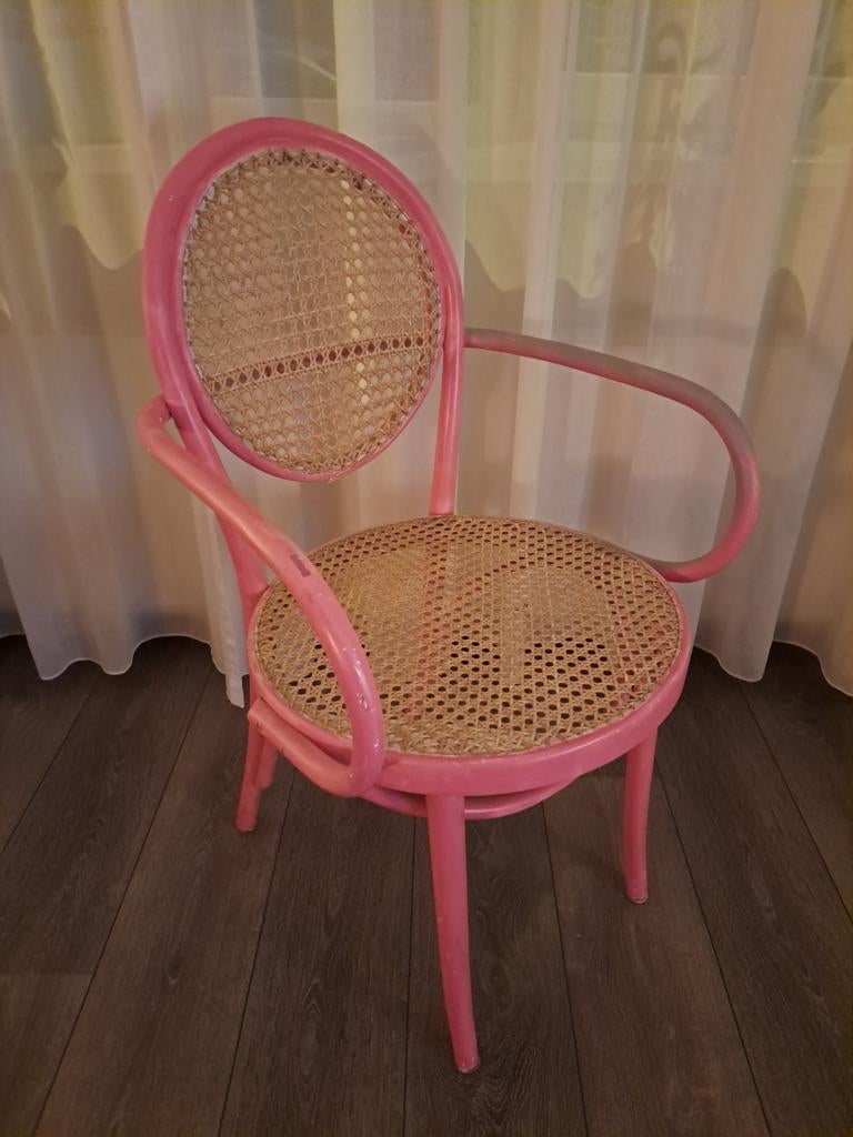 Retro vintage stoel, Huis en Inrichting, Stoelen, Ophalen, Grijs, Eén