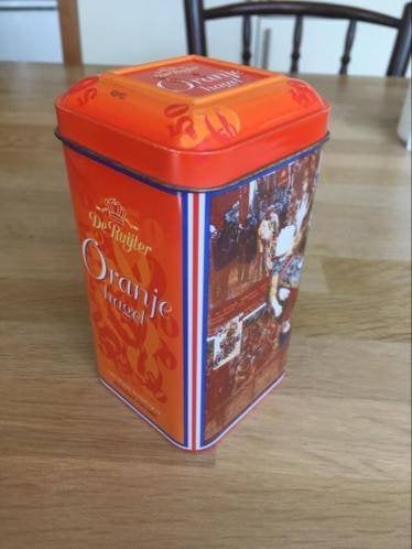 De Ruijter Oranje hagel blik uit 1995 - 50 jaar bevrijding, Verzamelen, Ophalen of Verzenden, Gebruikt, Overige