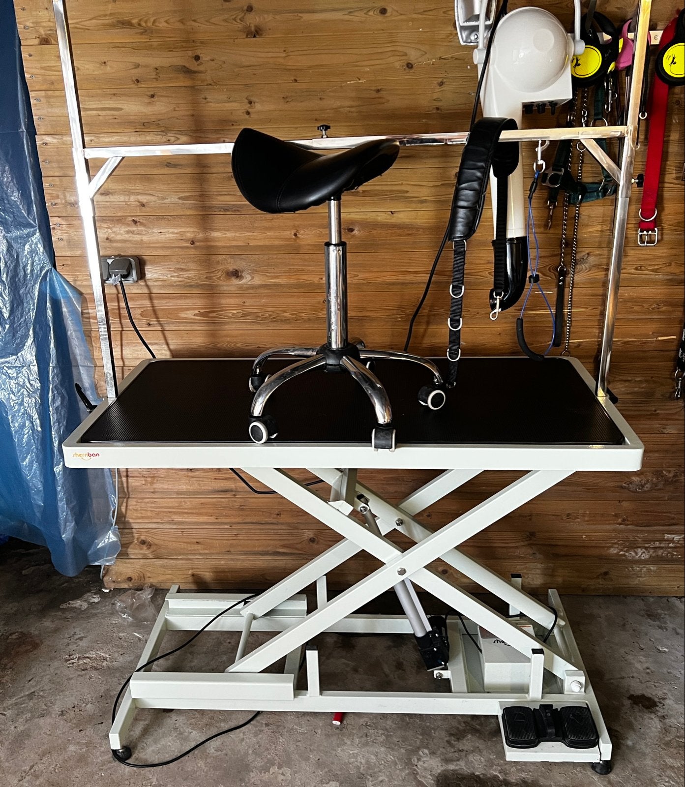 Trimtafel met kruk, Dieren en Toebehoren, Ophalen of Verzenden