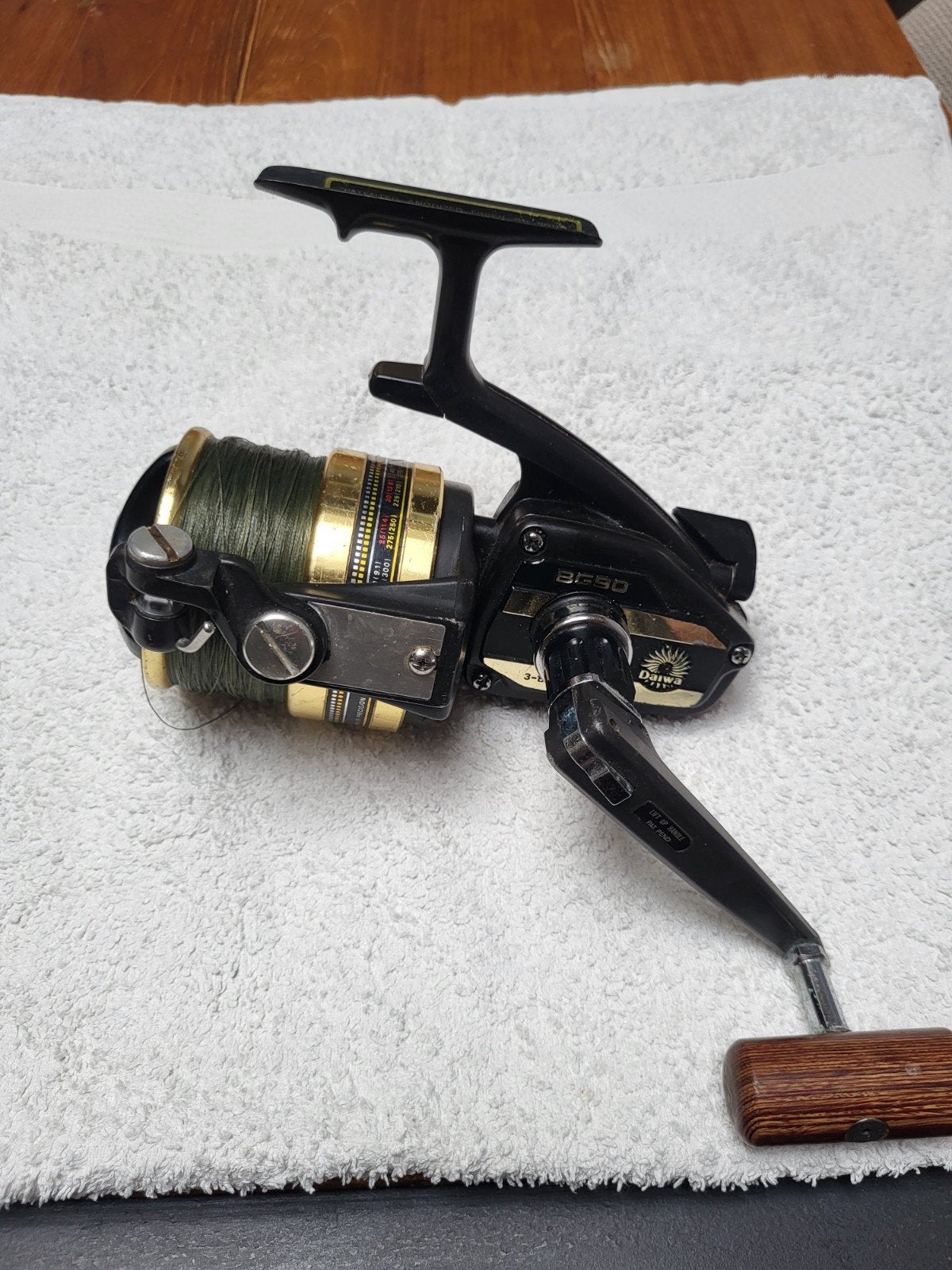 Daiwa bg90, Watersport en Boten, Ophalen, Zo goed als nieuw, Molen