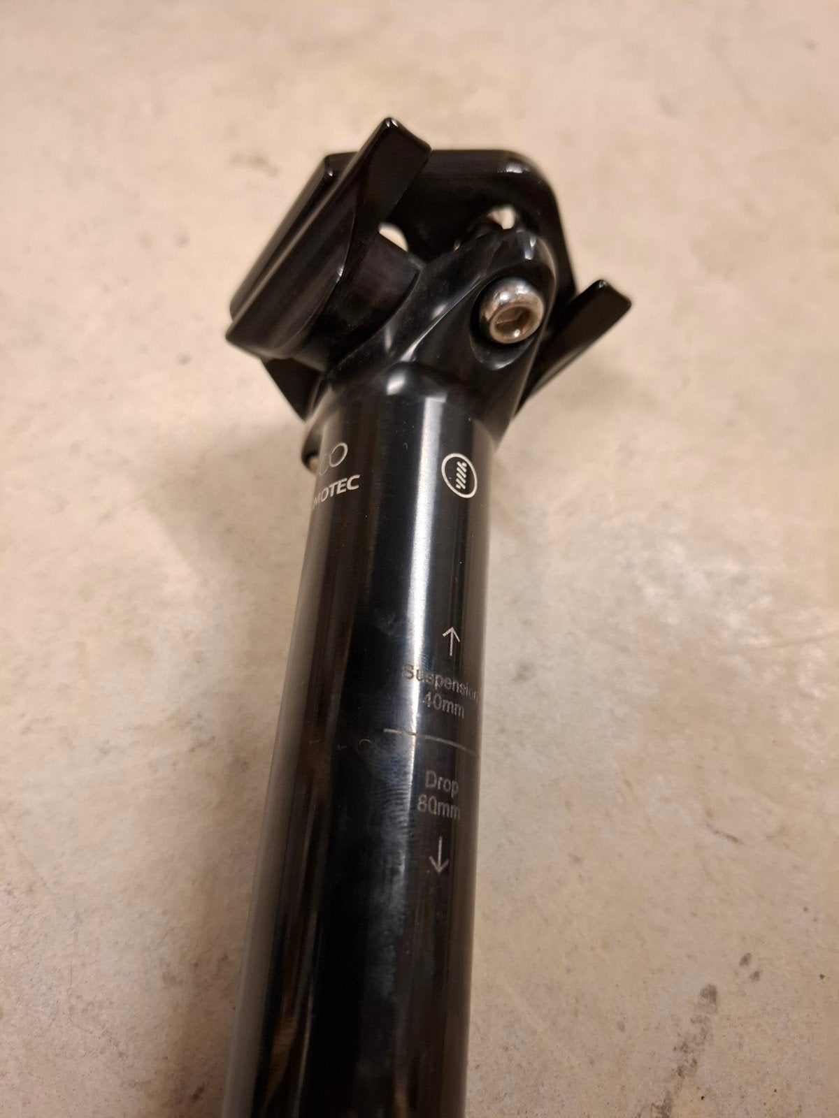 Limotec zadelpen A3 met dropper COMPLEET, Fietsen en Brommers, Fietsonderdelen, Gebruikt, Fatbike, Overige typen, Ophalen of Verzenden
