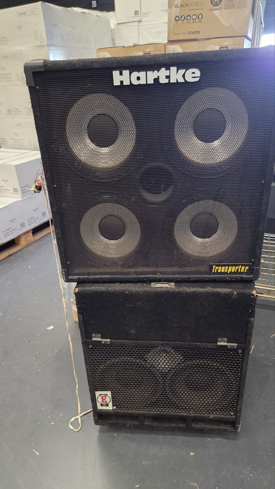 Hartke Transporter Basgitaar Versterker Stack, Ophalen, Gebruikt, Basgitaar, 100 watt of meer