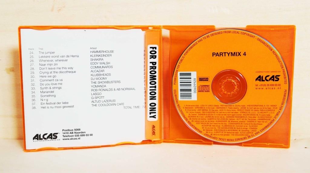 Unieke CD Various – Partymix 4 – 38 tracks, Ophalen of Verzenden, Zo goed als nieuw