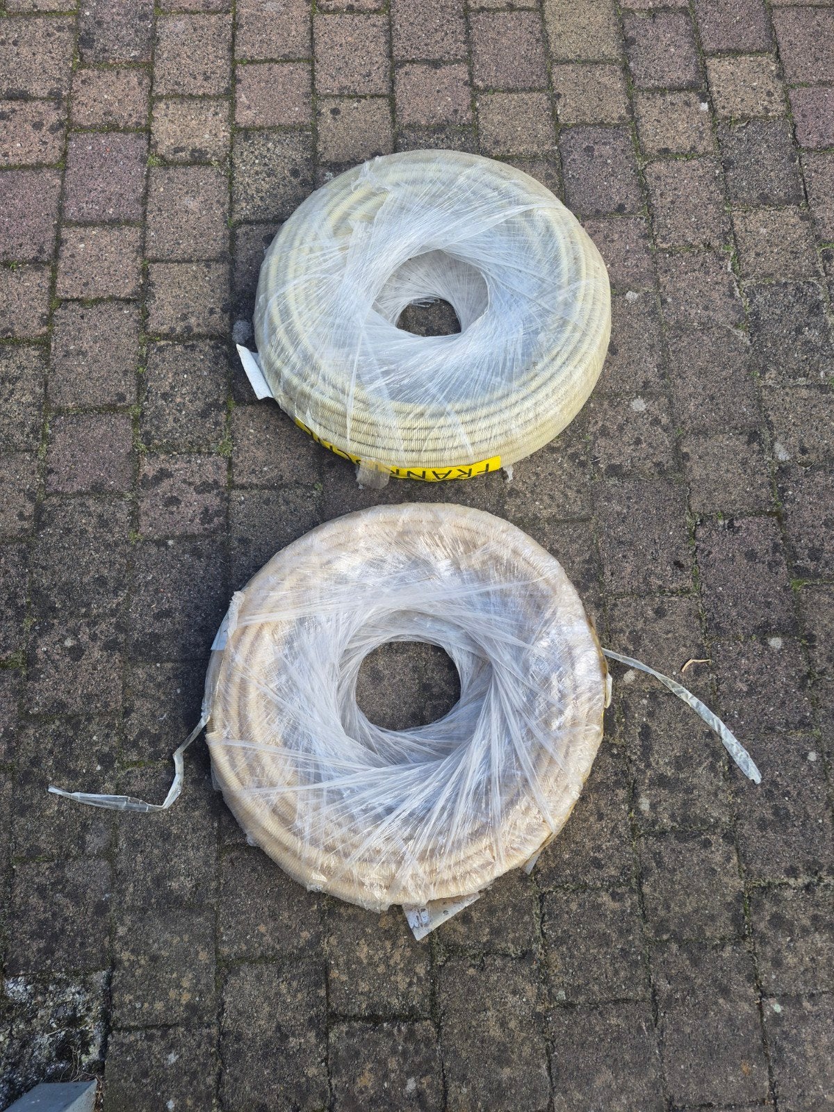 Flexibele buis 2 rollen, Ophalen, Nieuw, 15 m² of meer, Folie