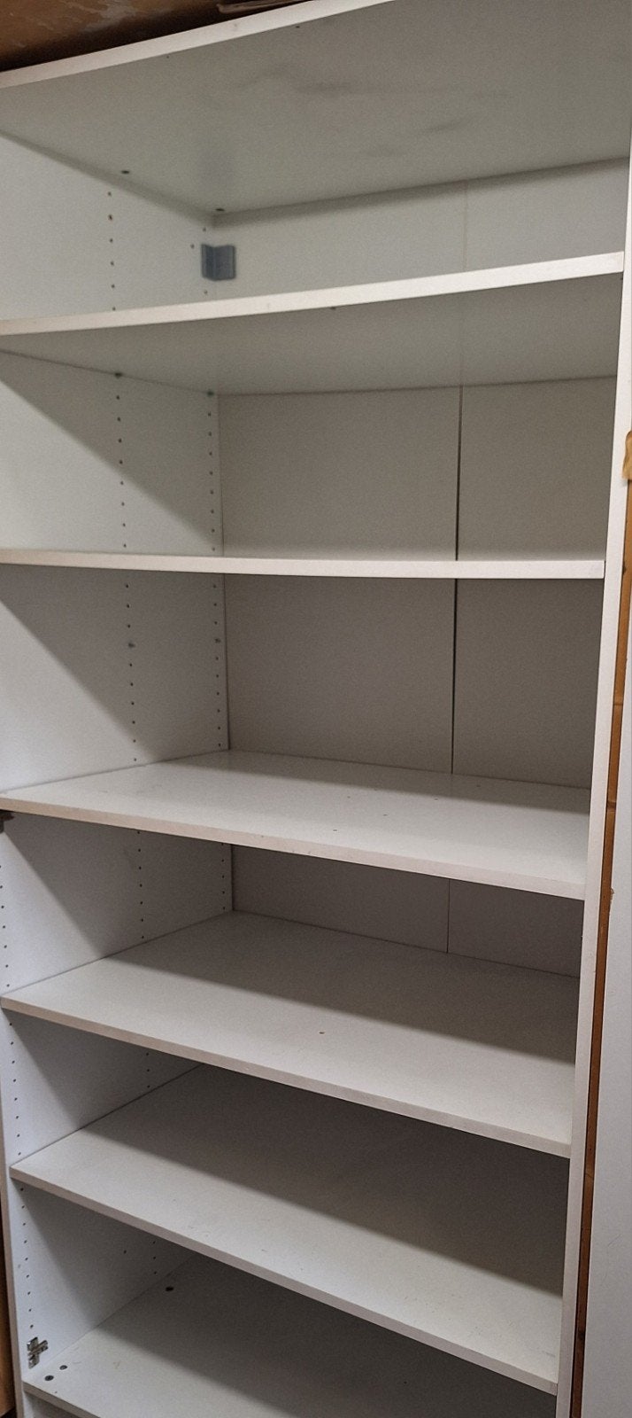 Kast 100x60x200 met 5 planken, gedemonteerd, Ophalen, Met plank(en), Gebruikt, 50 tot 100 cm