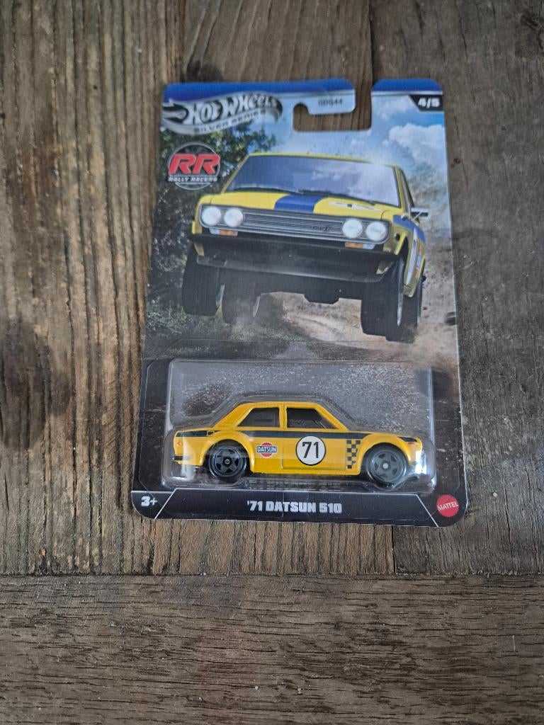 Hot Wheels '71 Datsun 510 Rally Racers, Ophalen of Verzenden, Nieuw, Auto