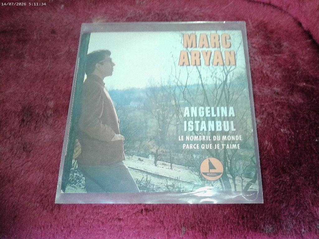 Marc Aryan - Angelina EP, Cd's en Dvd's, 7 inch, Ophalen of Verzenden, Pop, EP