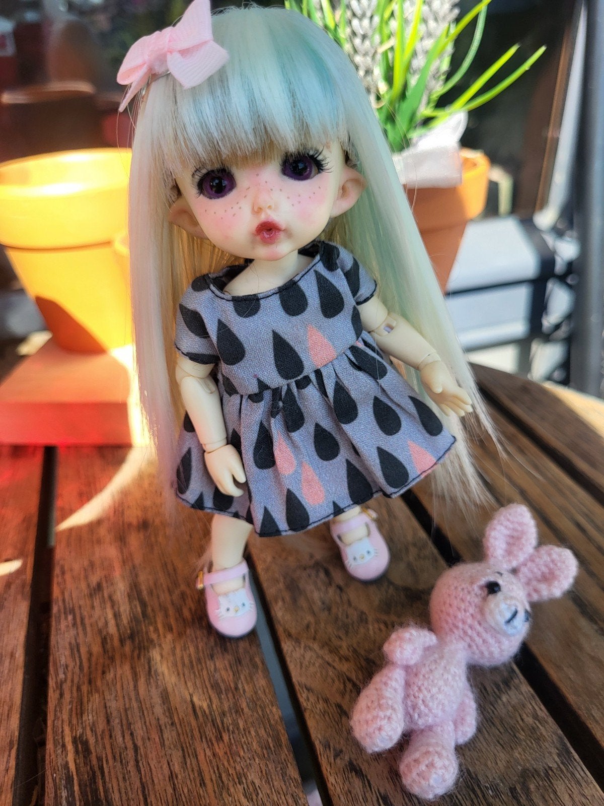 bjd 1/8 recast FAIRYLAND pukifee, fullset ooak face-up., Verzamelen, Ophalen of Verzenden, Zo goed als nieuw, Pop