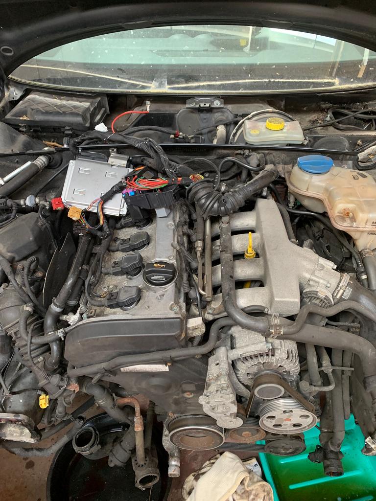 motor audi A4 cabrio 1.8 turbo BFB 120 kw 2001 tot 2008 246d, Gebruikt, -, -, -