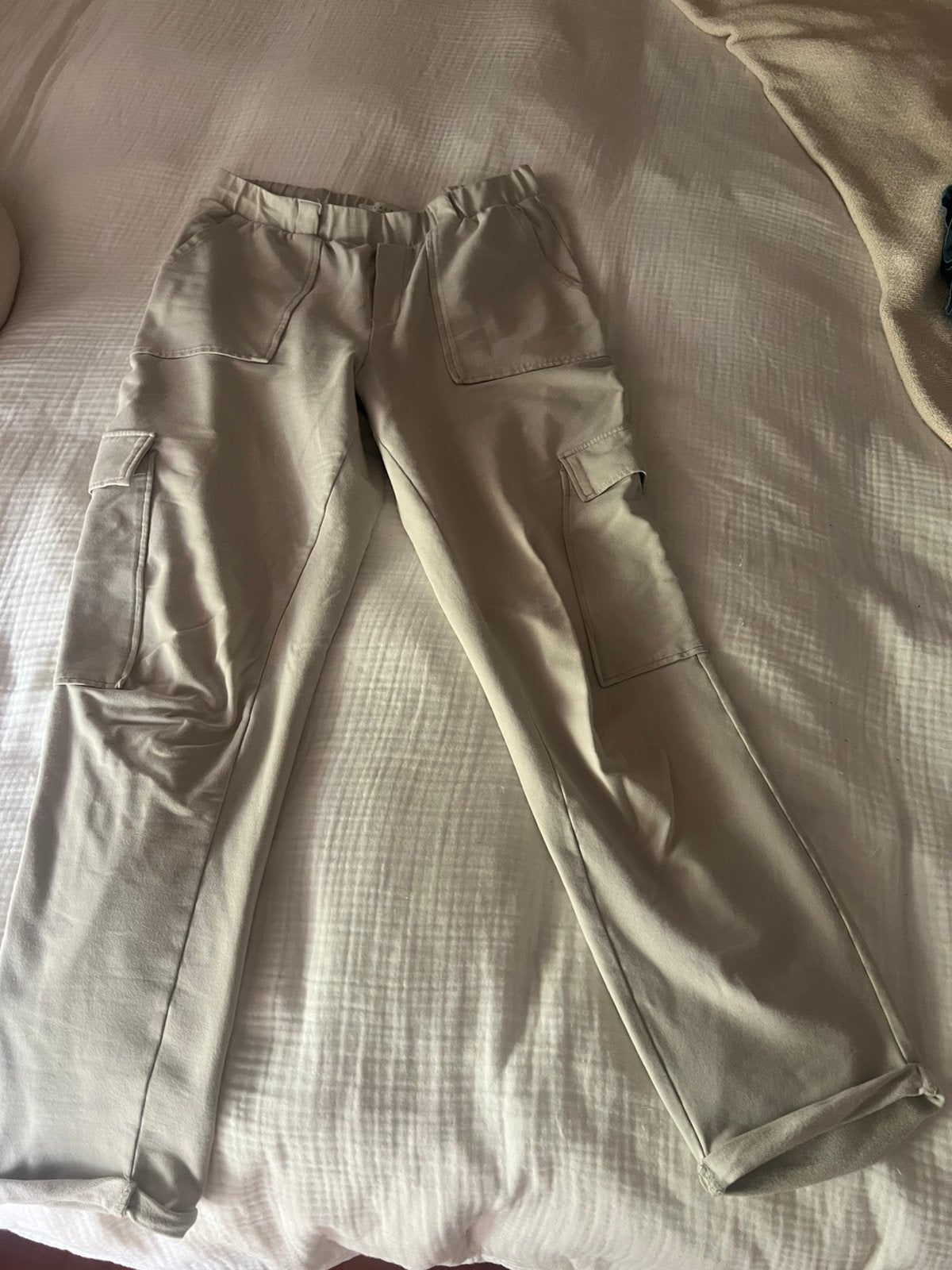 Broek yaya M creme, Ophalen of Verzenden, Zo goed als nieuw, Beige, Lang
