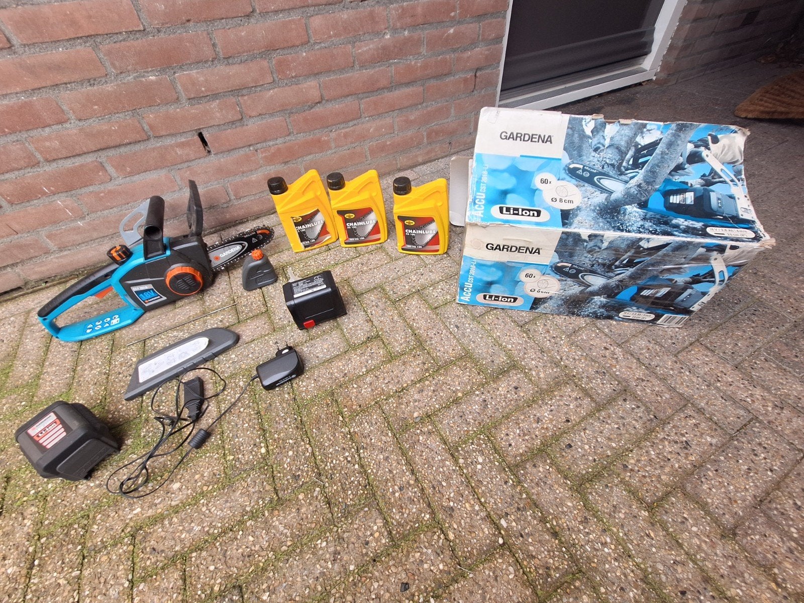 Gardena Accu Kettingzaag met toebehoren
