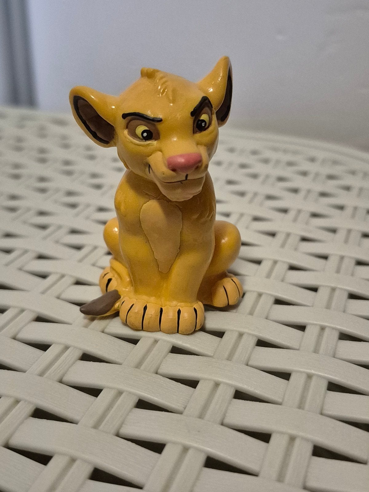 Disney lion king bullyland simba figuur leeuwekoning, Ophalen of Verzenden, Leeuwenkoning of Jungle Boek, Beeldje of Figuurtje