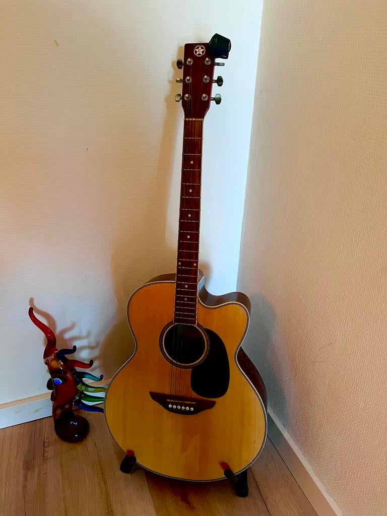 Callisto western gitaar met fishmen pick up., Muziek en Instrumenten, Ophalen of Verzenden, Zo goed als nieuw, Western- of Steelstringgitaar