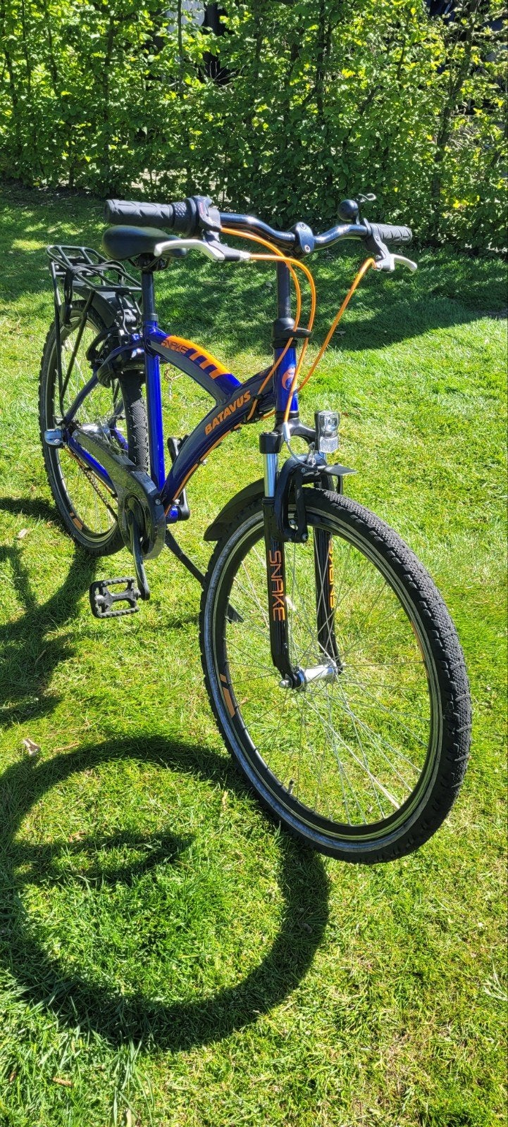 Batavus Snake jongensfiets 26 inch blauw/oranje, Ophalen, Gebruikt, 26 inch of meer, Versnellingen