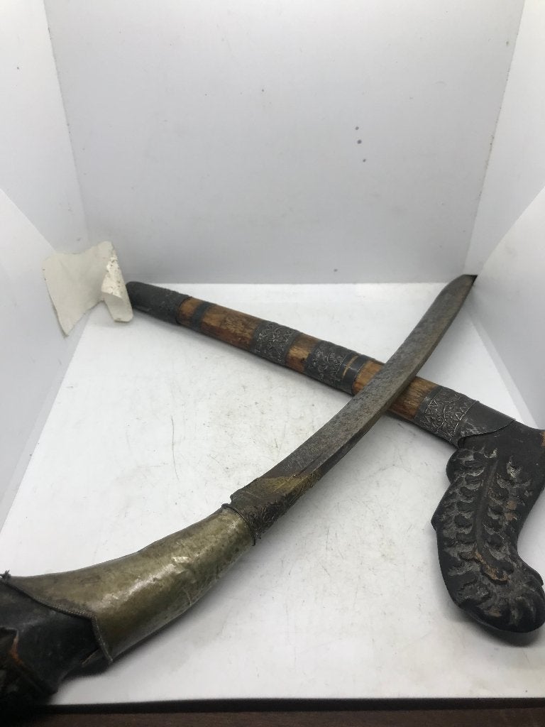 tunbok lada sumatra indonesie 19-20 eeuw, Antiek en Kunst, Kunst | Niet-Westerse kunst, Wapen, Handgemaakt, 35 cm, Indonesië