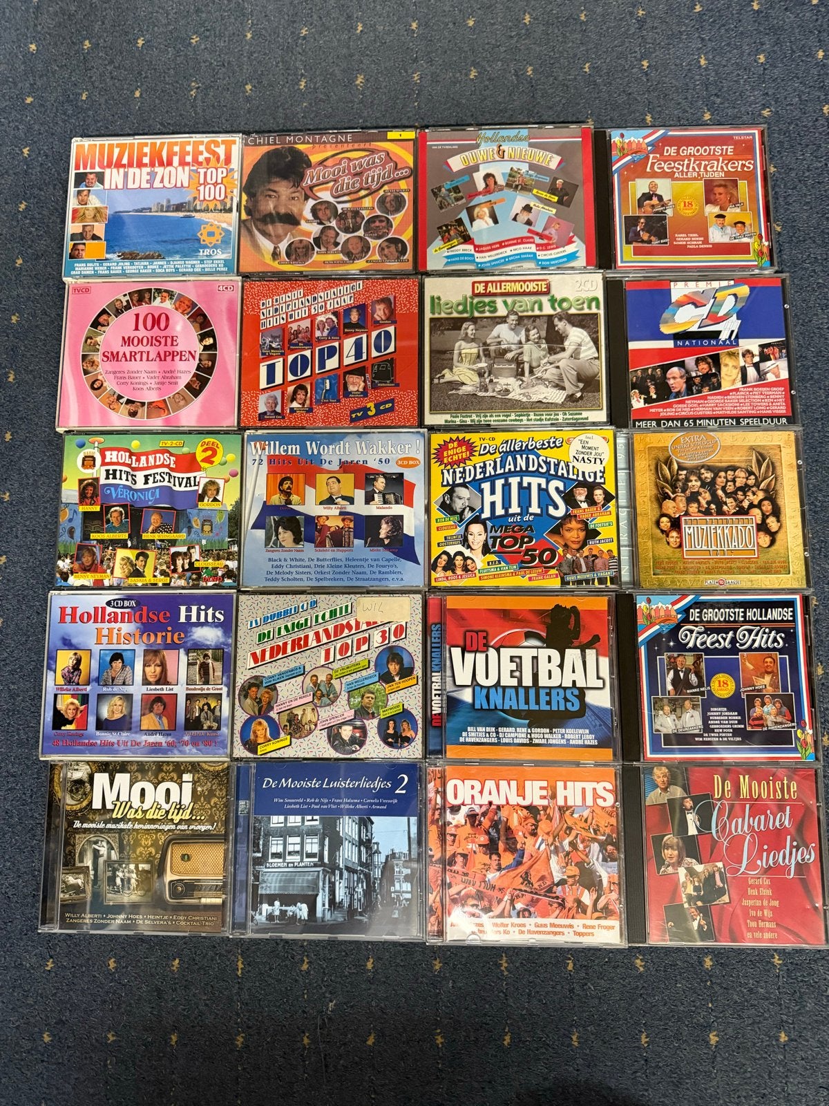 Grote collectie Nederlandse Hits CD's - Diverse genres, Ophalen, Gebruikt, Verzamelalbum, Pop