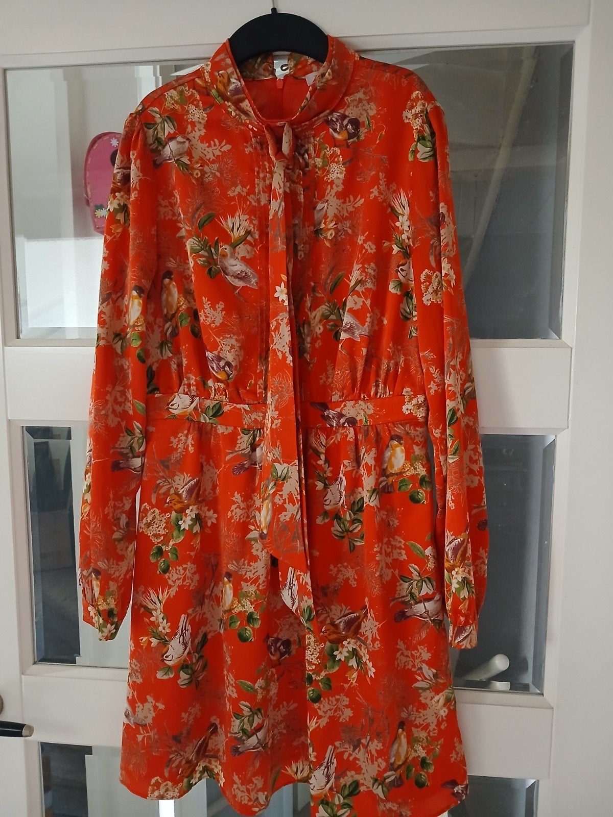 Oranje jurk! - Maat M, 6 euro!, Kleding | Dames, Maat 38/40 (M), Oranje, Ophalen of Verzenden, Zo goed als nieuw