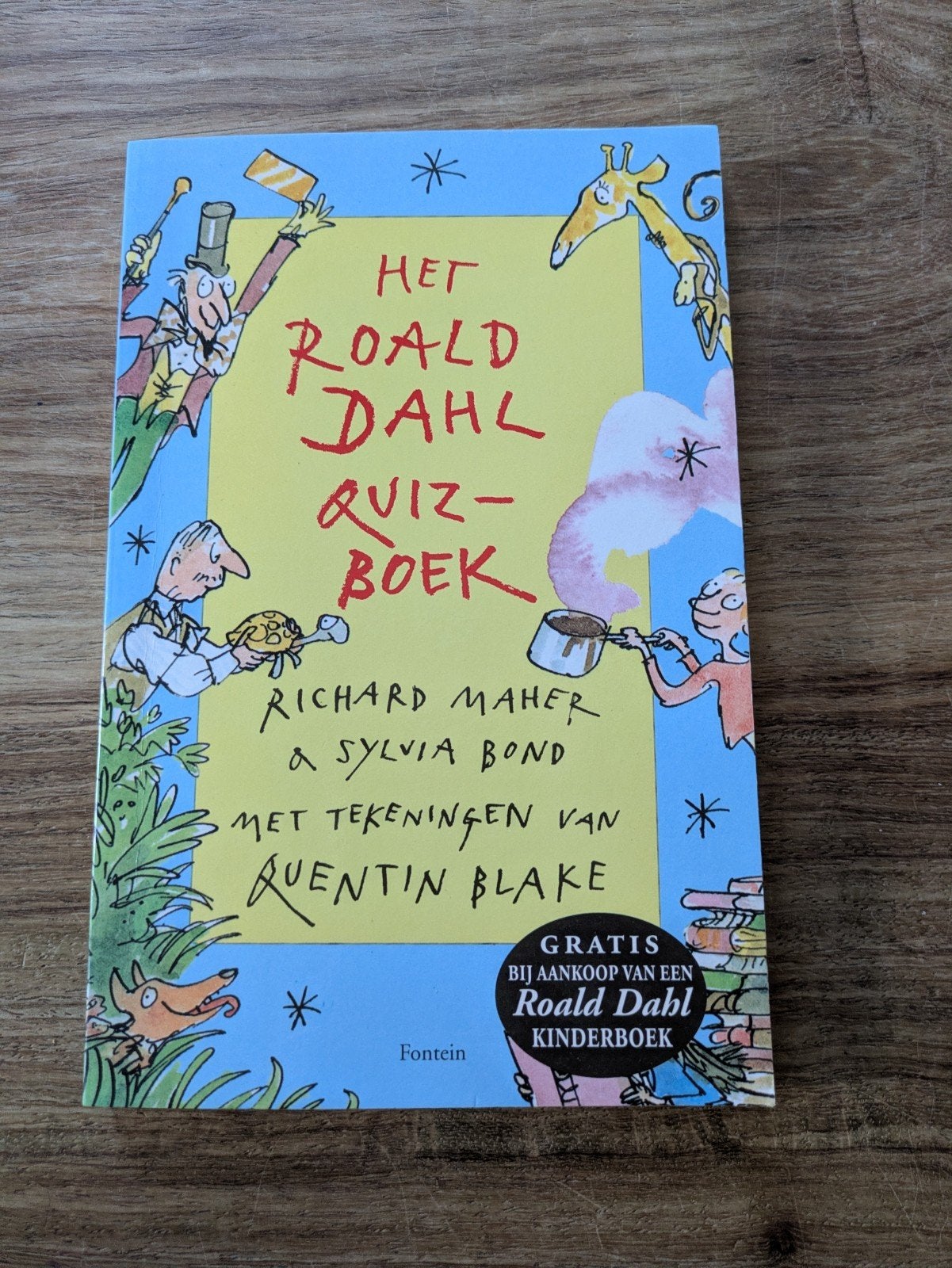 Het Roald Dahl Quiz-Boek - In goede staat, Boeken, Ophalen of Verzenden, Zo goed als nieuw, Richard Maher & Sylvia Bond, Non-fictie