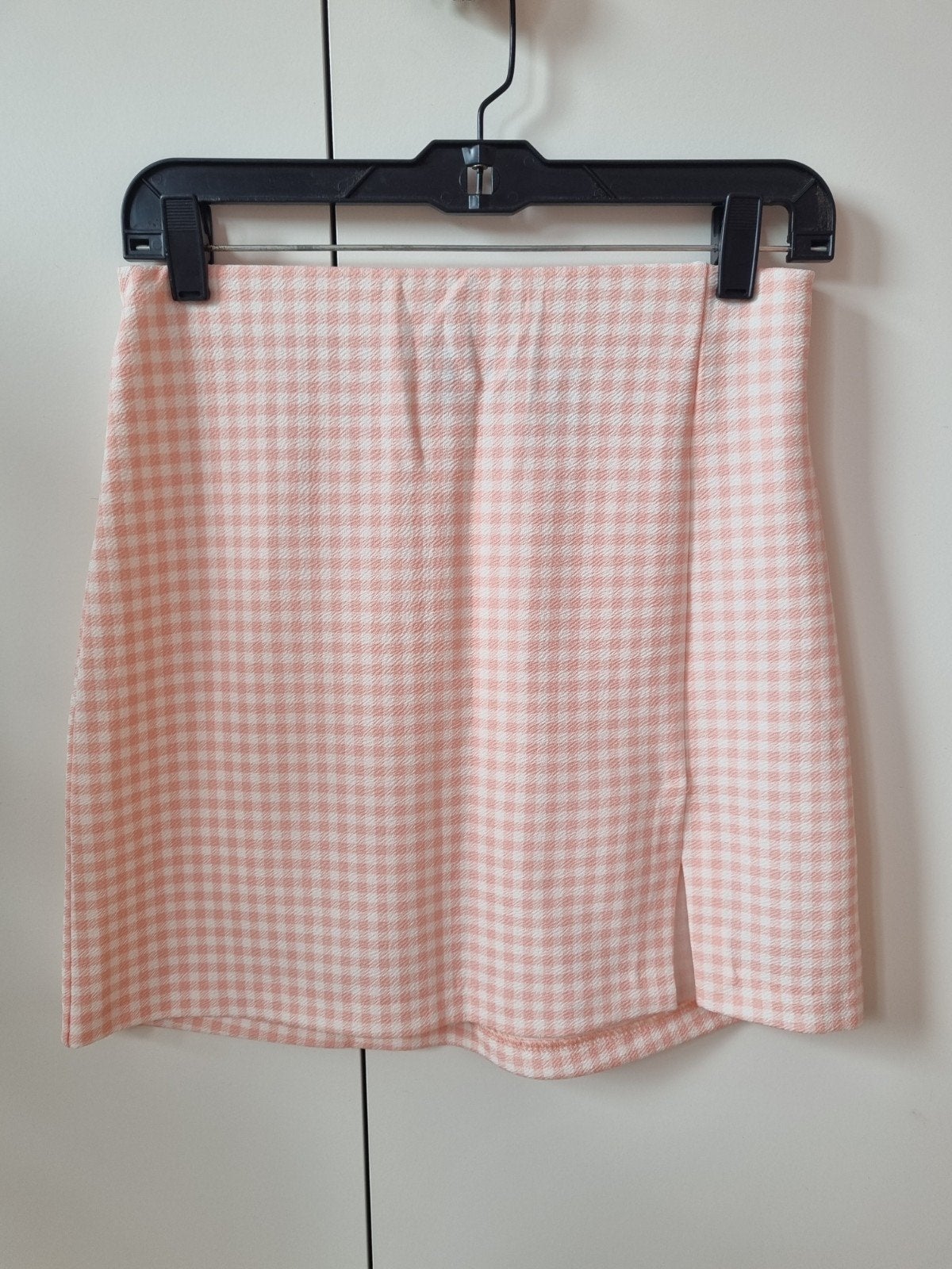 H&M Divided Roze Geruite Minirok - Maat S, H&M Divided, Ophalen of Verzenden, Zo goed als nieuw, Roze