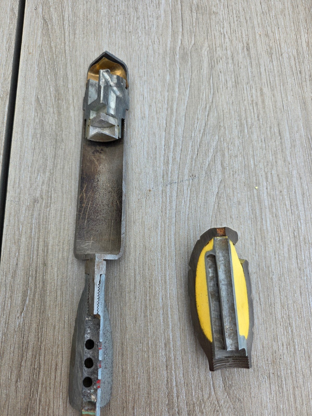WW2 Militaria Doorgesneden, Verzamelen, Ophalen of Verzenden, Overige soorten, Overige gebieden, Hulzen of Bodemvondsten