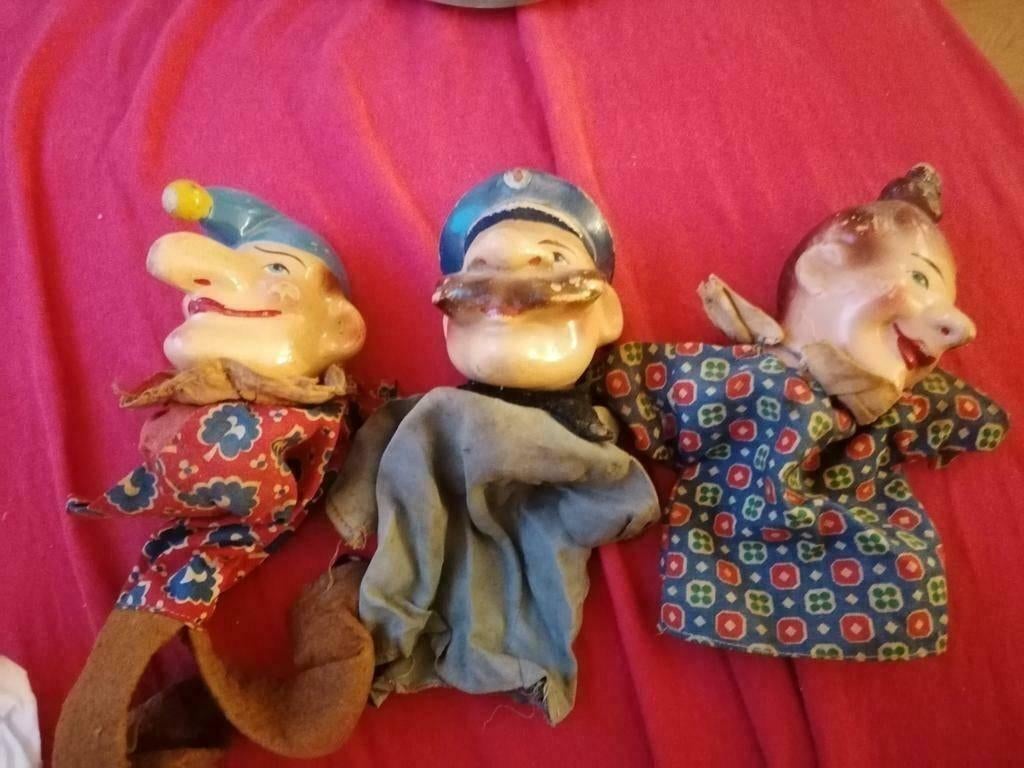 Antieke poppenkastpoppen, Antiek en Kunst, Ophalen