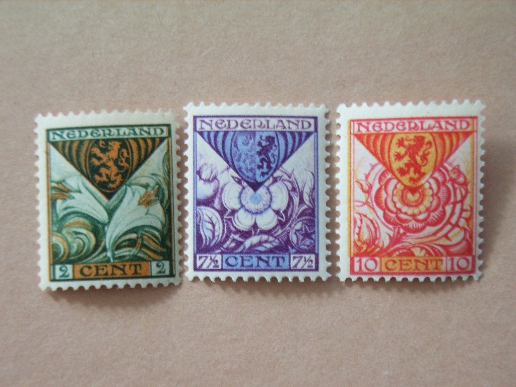 5   Nederland 166-168 Pf, Ophalen, T/m 1940, Postfris