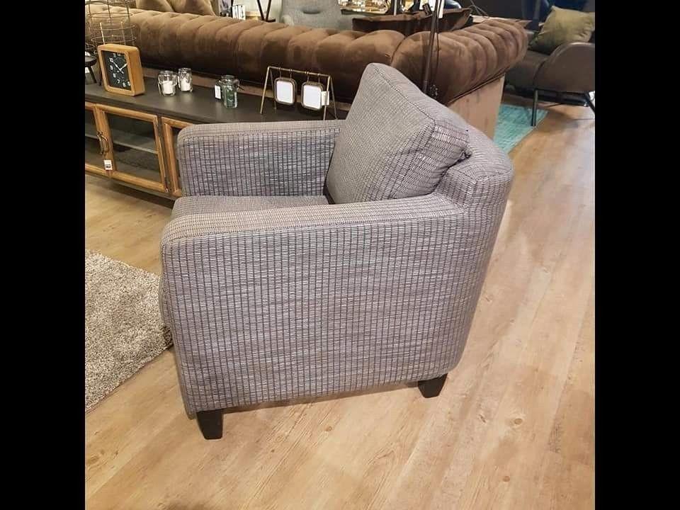 Fauteuil Haros Oss - Exclusieve stof - Nieuw showmodel, Ophalen, Nieuw, 75 tot 100 cm, Stof