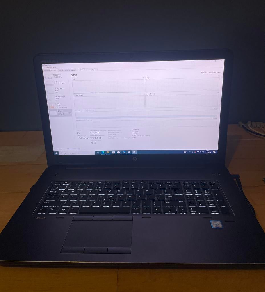 HP Zbook G4 Workstation UHD 1,5 TB| Nvidia | i7 | 32gb DDR4, Met videokaart, Ophalen of Verzenden, Zo goed als nieuw, Gaming