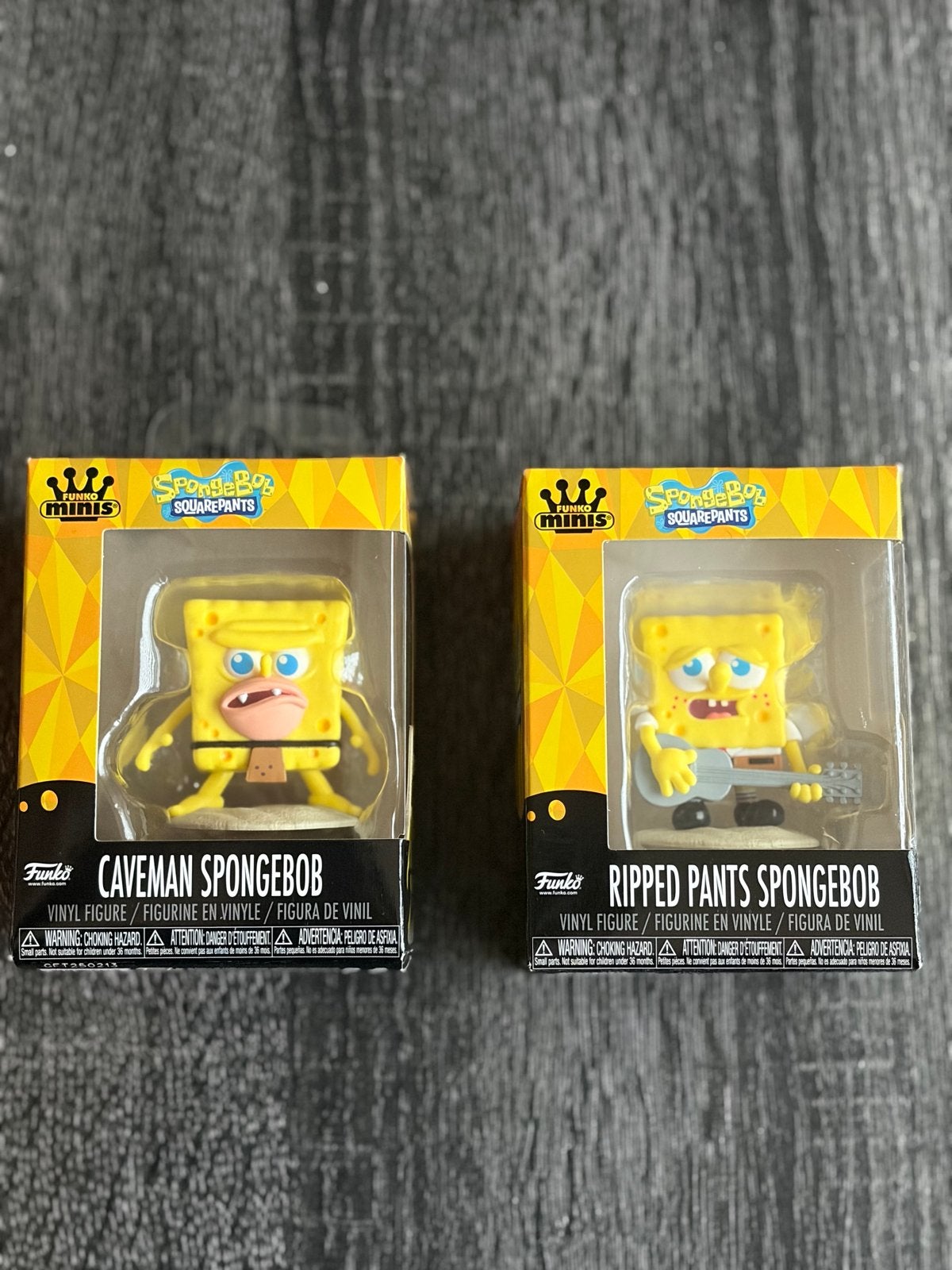 Funko Spongebob Squarepants Minis - Caveman & Ripped Pants, Ophalen of Verzenden, Nieuw
