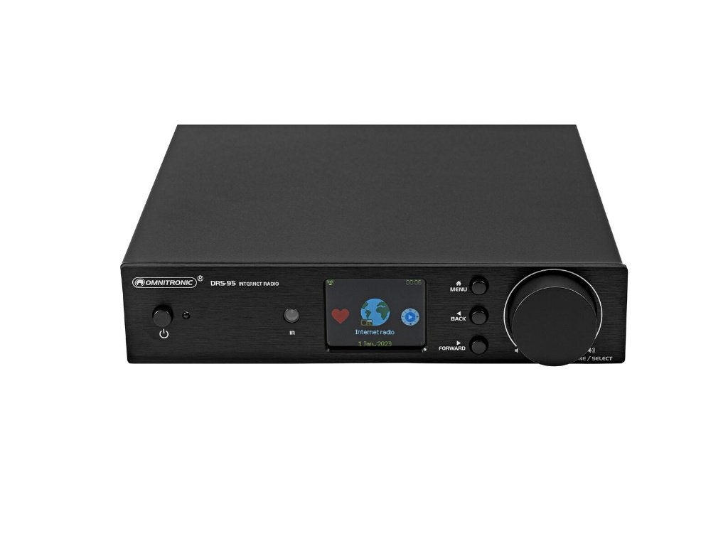 OMNITRONIC DRS-95 Internet Radio with DAB+ and Bluetooth, ., Nieuw, Ophalen of Verzenden, .