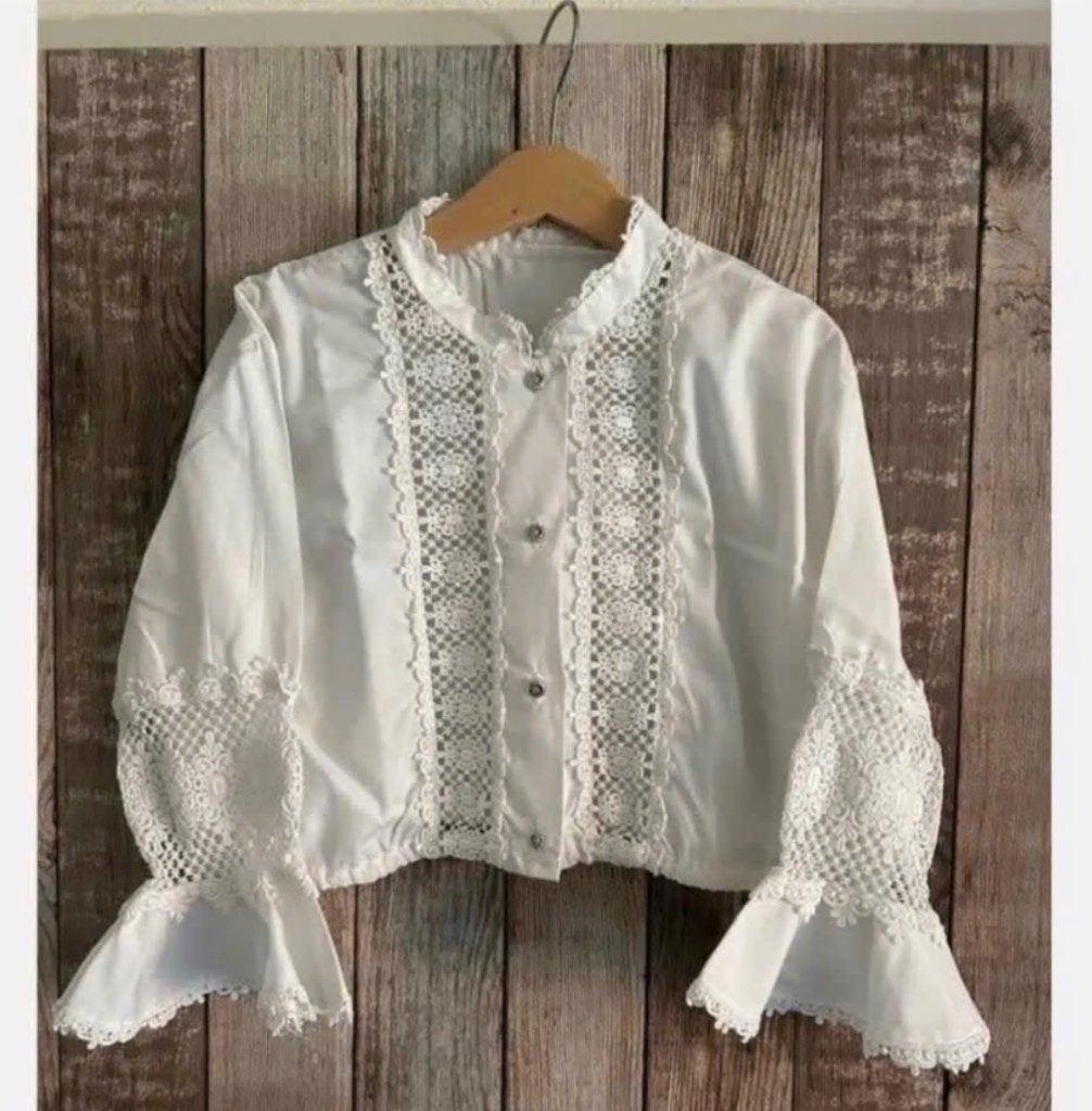 Victoriaanse Blouse - Prachtige Details!, Kleding | Dames, Ophalen of Verzenden, Zo goed als nieuw, X, X