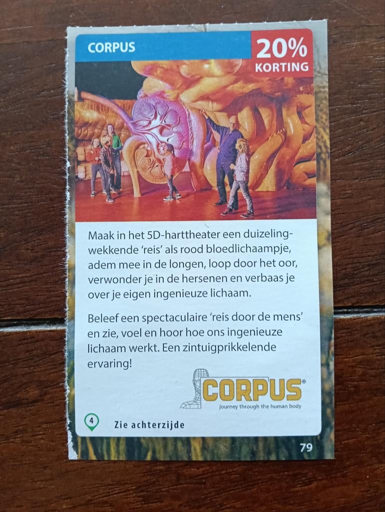Corpus, Tickets en Kaartjes