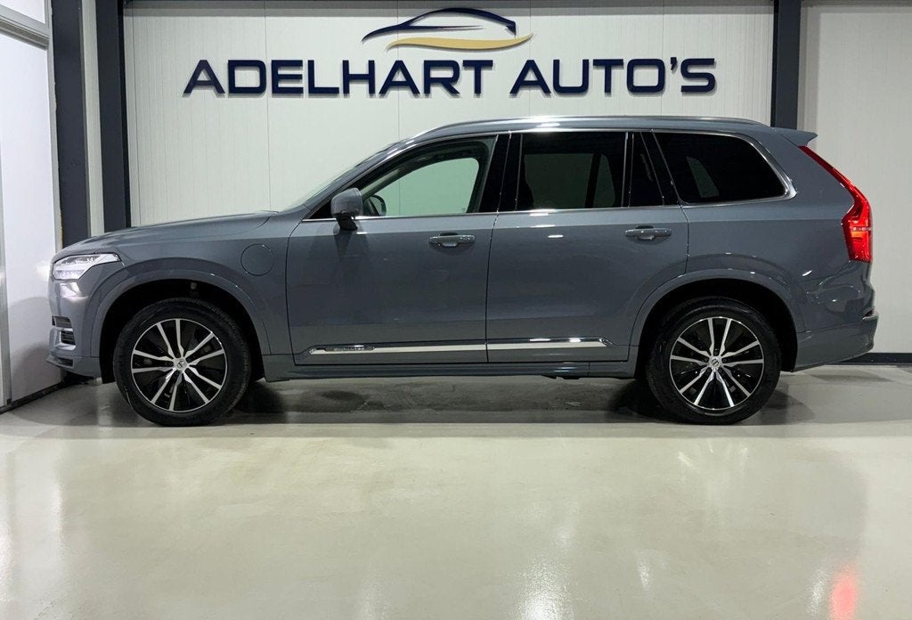 Volvo XC90 2.0 T8 Recharge AWD Ultimate Bright 455 PK / Navi, Auto's, Volvo, Gebruikt, Zwart, 4 cilinders, 1969 cc